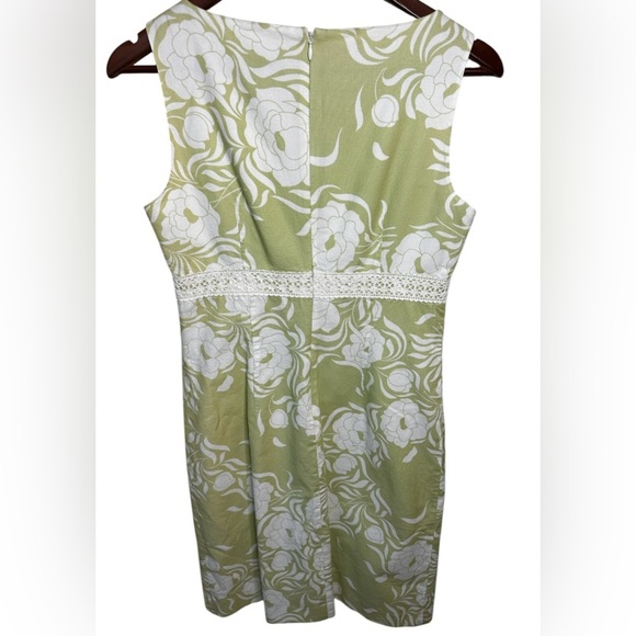 Ann Taylor 100% Cotton Floral Dress - Size 6 - Picture 2 of 4